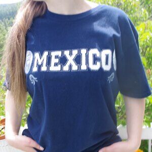 Vintage Graphic T-Shirt Men's Mexico By Yacht Club